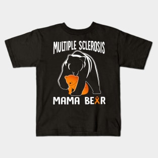 Multiple Sclerosis Mama Bear Kids T-Shirt